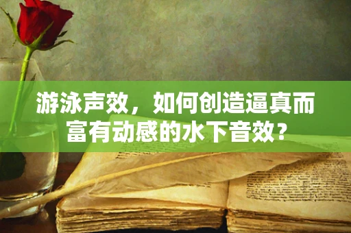 游泳声效，如何创造逼真而富有动感的水下音效？